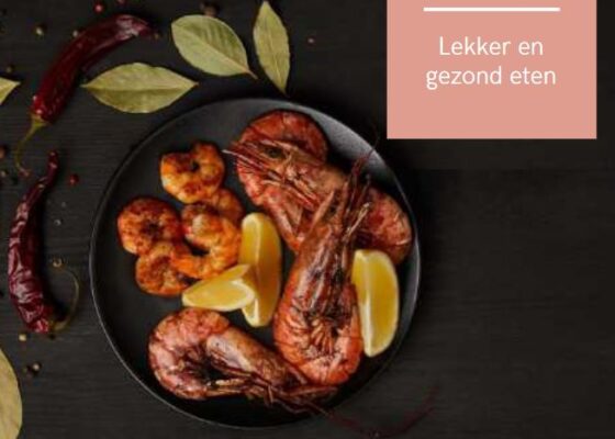 Garnalen saganaki met spinazierijst