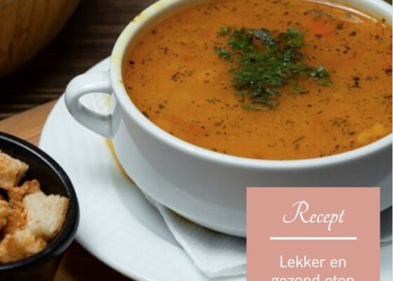 Linzensoep met kruiden