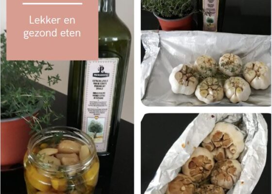 Gepofte knoflook