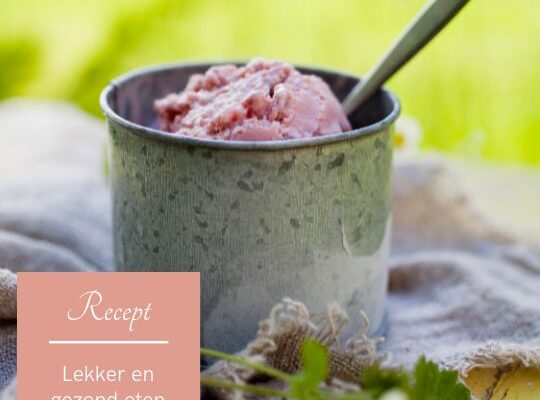 Zomerse sorbetijs