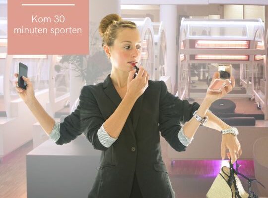 Hee drukke vrouw